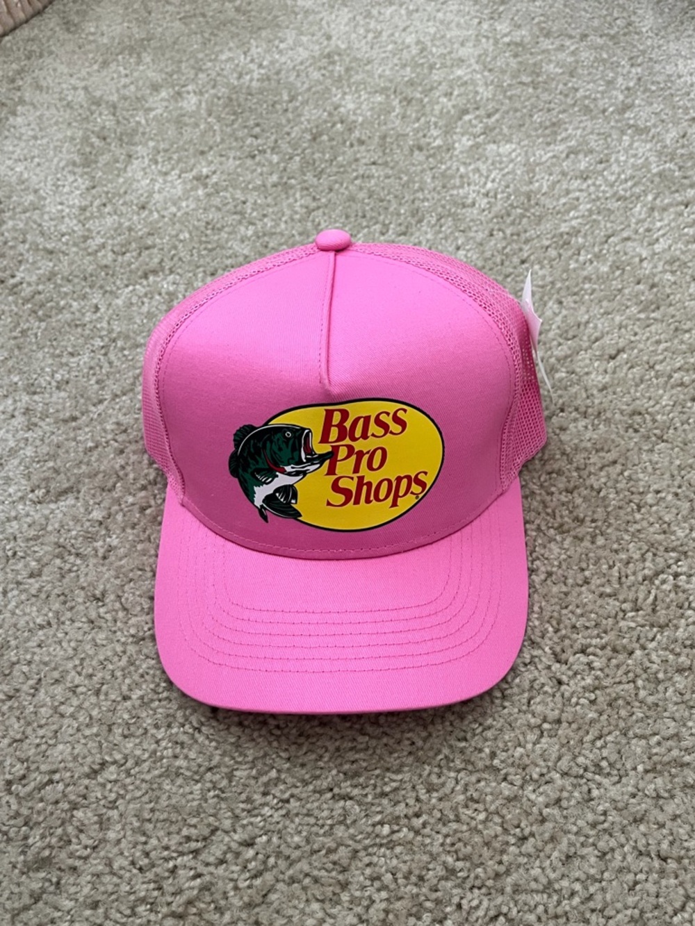 Bass Pro Shops Pink Trucker Hat